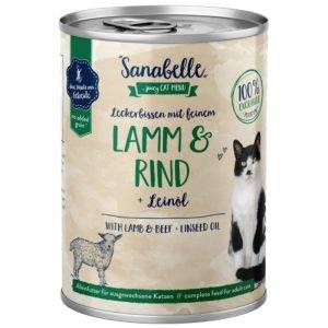 SANABELLE LAMB BEEF – mokra karma dla kota z jagnięciną i wołowiną