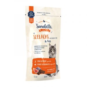 SANABELLE STICK – kabanosy dla kota z mintajem i figą