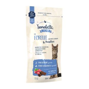 SANABELLE STICK – kabanosy dla kota z pstrągiem i żurawiną