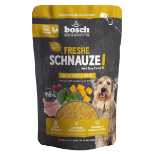 BOSCH FRESHE SCHNAUZE CHICKEN PUMPKIN – monobiałkowa karma dla psa z dynią 250g