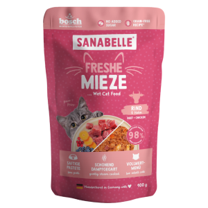 SANABELLE FRESHE MIEZE BEEF mokra karma dla kota z wołowiną 100g