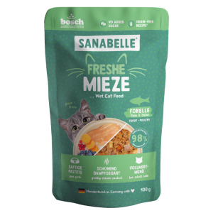 SANABELLE FRESHE MIEZE TROUT mokra karma dla kota z pstrągiem 100g