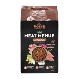 BOSCH MEAT MENUE TURKEY bezzbożowa karma dla psa z kawałkami mięsa