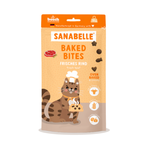 SANABELLE BAKED BITES pieczona wołowina dla kota